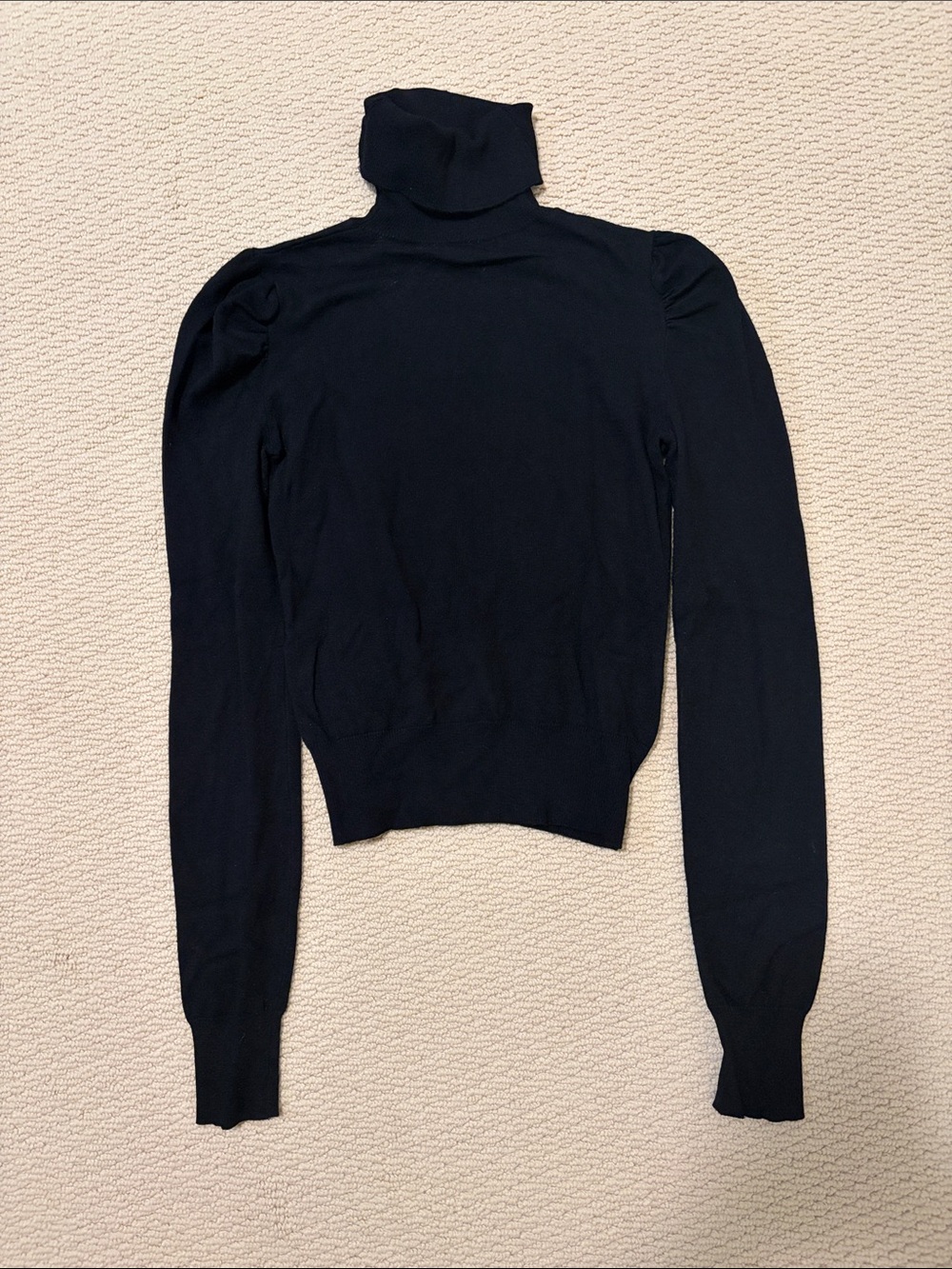 F21 | Puff-Shoulder Turtleneck Knit Sweater